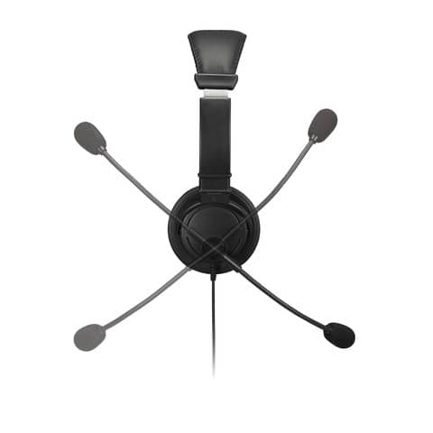 Cuffie Hi-Fi Kensington con microfono e controllo del volume nero K33597WW